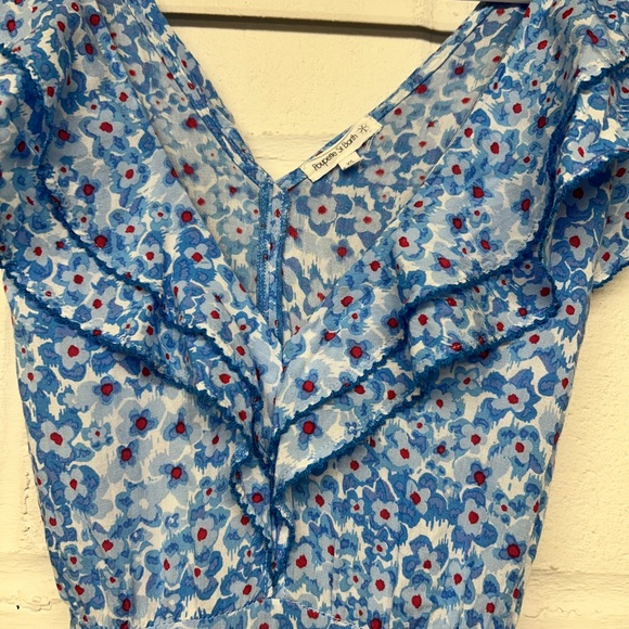 Poupette St Barth Della Midi Dress XS Viscose Revolve - Picture 4 of 6